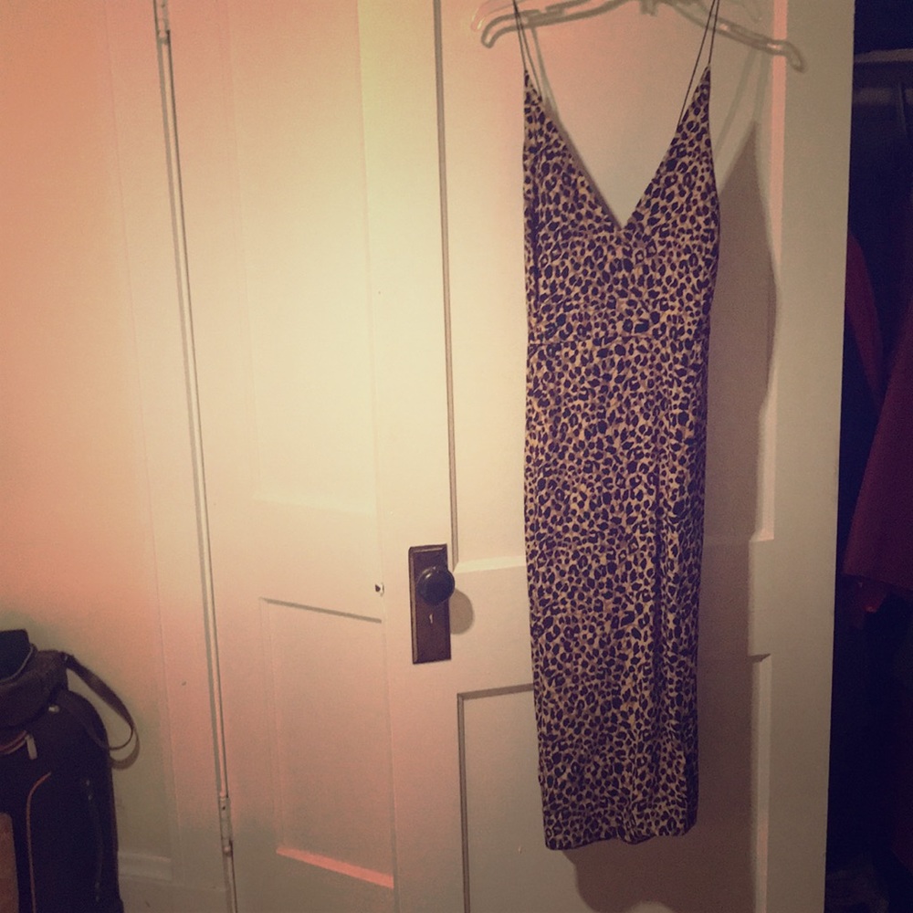 Top shop cheetah print summer dress